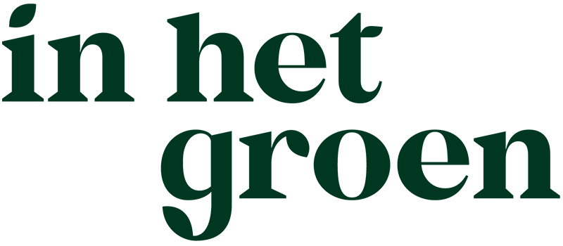 Logo in het groen